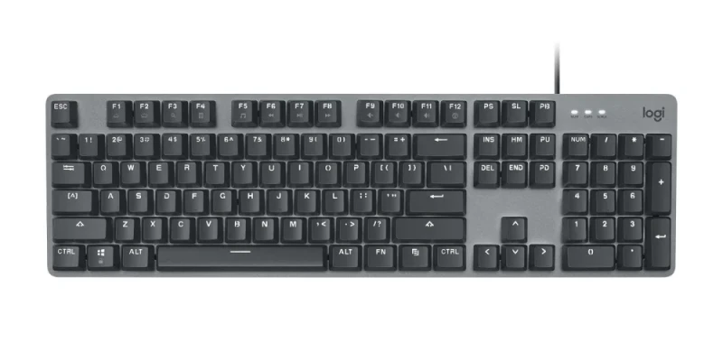 Logitech K845 - Standard Wired Keyboard, TTC Brown Switches, White Backlit, Black Color - Featured Image
