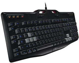 Logitech G105 - Gaming Wired Keyboard, Blue Backlit, Black Color