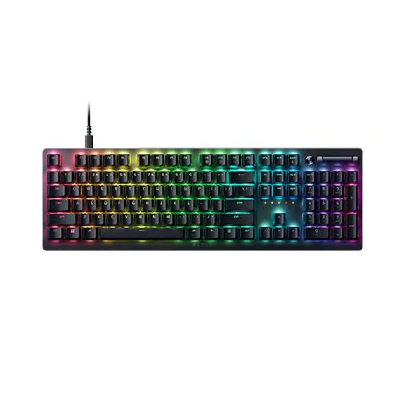 Razer DeathStalker V2 - Gaming Wired Keyboard, Razer Red Low-Profile Optical Linear Switches, RGB Backlit, Black Color - Featured Image