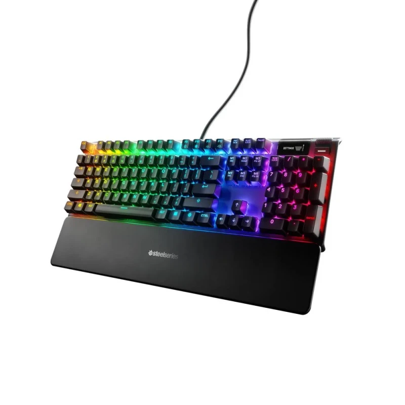 SteelSeries Apex 7 - Gaming Wired Keyboard, SteelSeries QX2 Brown Switches, RGB Backlit, Black Color - Featured Image