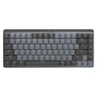 Logitech MX Mechanical Mini - Slim Wireless Keyboard, Kailh Choc V2 Red Switches, White Backlit, Tenkeyless