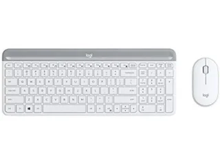 Logitech MK470 - Slim Wired, Wireless Keyboard, White / Gray Color