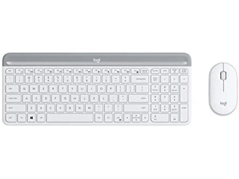 Logitech MK470 - Slim Wired, Wireless Keyboard, White / Gray Color - Featured Image