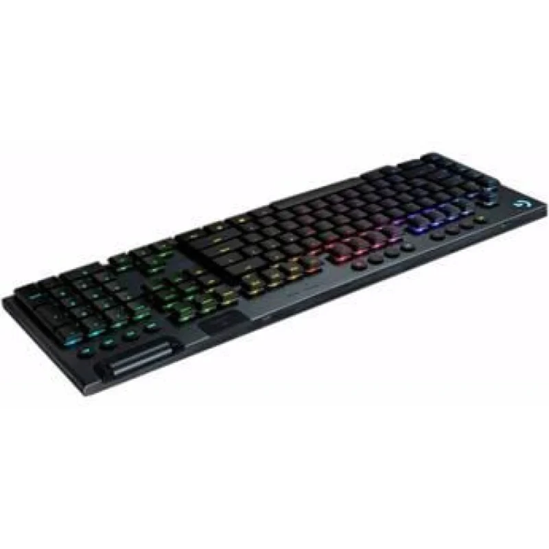 Logitech G915 TKL - Gaming Wired, Wireless, Bluetooth Wireless Keyboard, GL Clicky Switches, RGB Backlit, Tenkeyless, Black Color - Featured Image