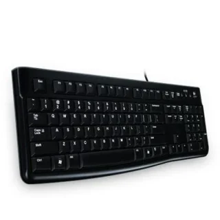 Logitech K120-TAA Keyboard - Standard Wired Keyboard, Black Color
