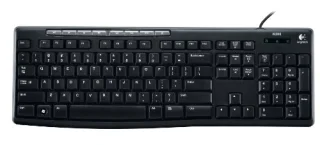 Logitech K200 - Standard Wired Keyboard, Black Color