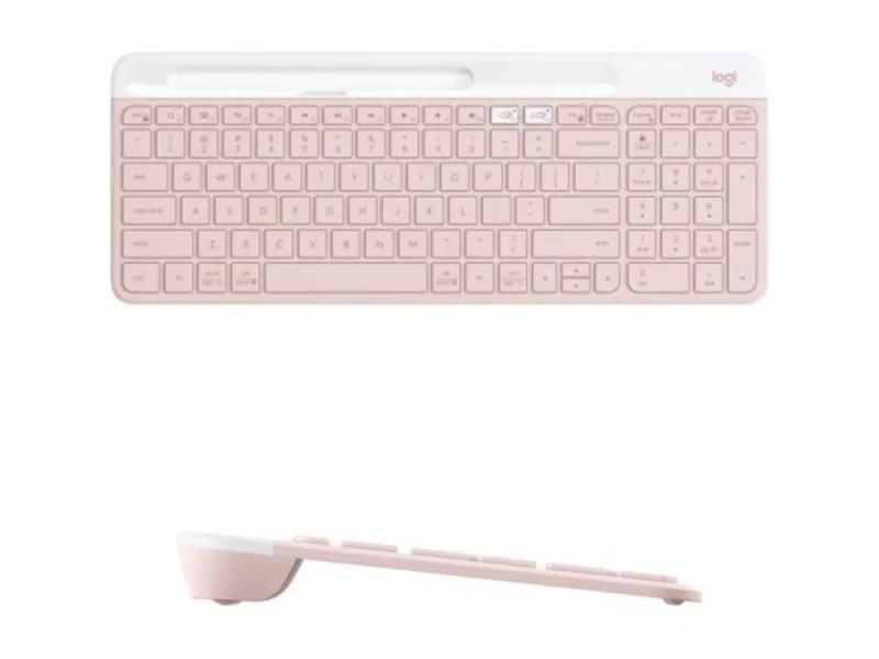 Logitech K585 - Slim Wired, Wireless, Bluetooth Wireless Keyboard, Tenkeyless, Pink Color - Featured Image