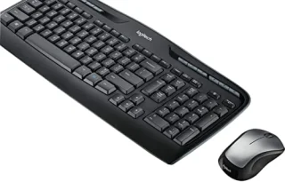 Logitech MK335 - Standard Wired, Wireless Keyboard, Black Color