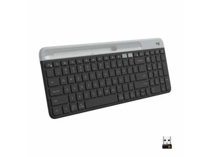 Logitech K585 - Slim Wired, Wireless, Bluetooth Wireless Keyboard, Tenkeyless, Black Color - Featured Image