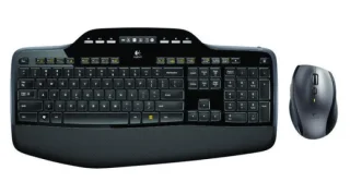 Logitech MK710 - Standard Wireless Keyboard, Black Color