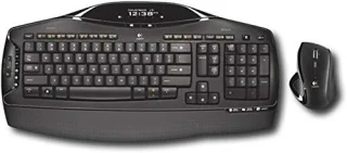 Logitech MX 5500 Revolution - Standard Wireless Keyboard, Black Color