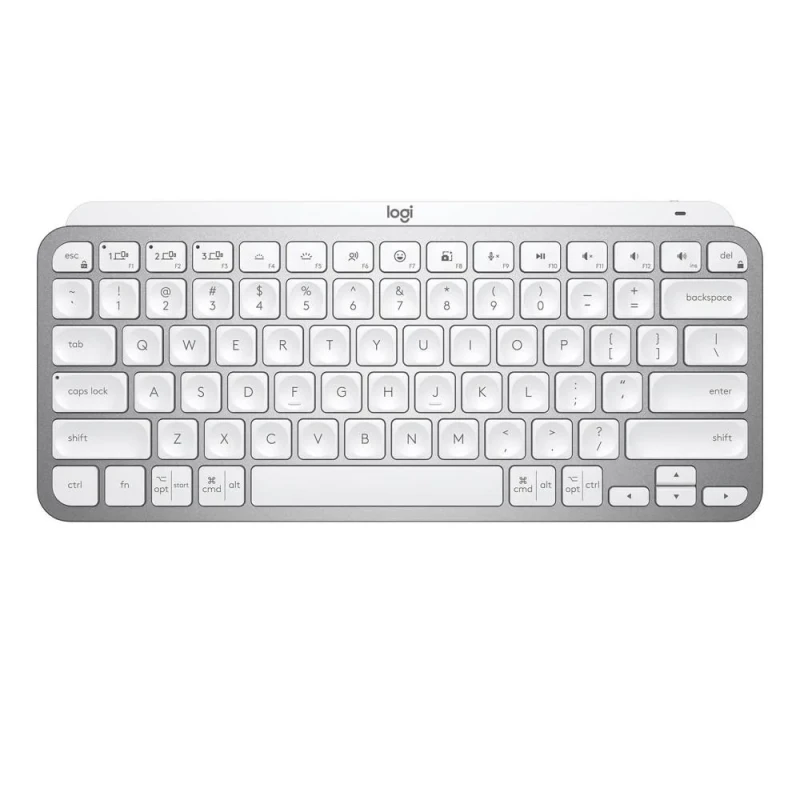 Logitech MX KEYS MINI - Mini Wired, Wireless, Bluetooth Wireless Keyboard, Tenkeyless, Silver Color - Featured Image