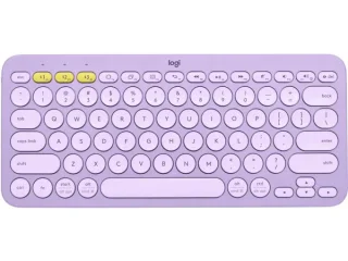 Logitech K380 - Standard Bluetooth Wireless Keyboard, Tenkeyless, Purple Color