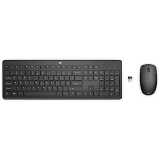 HP 235 - Standard Wired, Wireless Keyboard, Black Color
