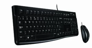 Logitech Desktop MK120-TAA LOG920004218 - Standard Wired Keyboard, Black Color