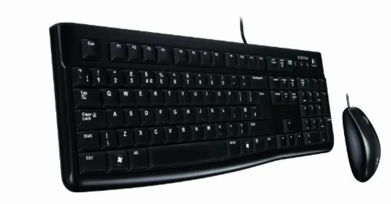 Logitech Desktop MK120-TAA LOG920004218 - Standard Wired Keyboard, Black Color - Featured Image