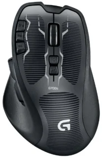 Logitech G700s - Wireless Laser Mouse, 8200 DPI, Black color