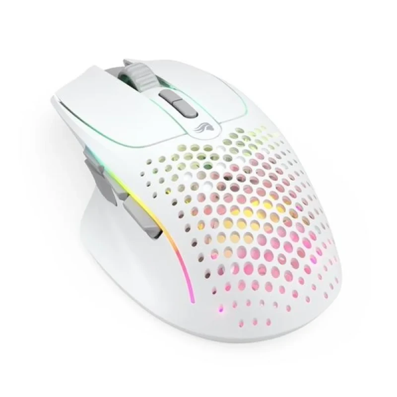Glorious Model I 2 - Wired, Wireless, Bluetooth Wireless Optical Mouse, 26000 DPI, White color - Featured Image