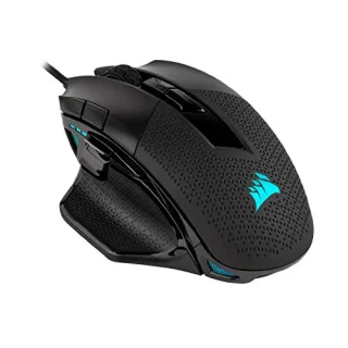 Corsair NIGHTSWORD RGB - Wired Optical Mouse, 18000 DPI, Black color