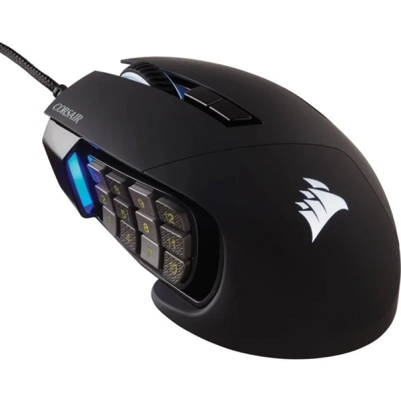 Corsair SCIMITAR ELITE WIRELESS MMO - Wired, Wireless, Bluetooth Wireless Optical Mouse, 26000 DPI, Black color - Featured Image