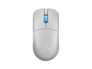 Asus ROG Harpe II Ace - Wired, Wireless, Bluetooth Wireless Optical Mouse, 42000 DPI, White color