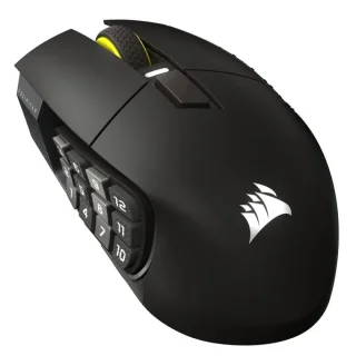 Corsair Scimitar Elite SE - Wireless, Bluetooth Wireless Optical Mouse, 33000 DPI, Black / Gray color