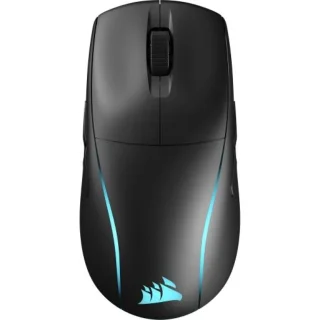Corsair M75 - Wired, Wireless, Bluetooth Wireless Optical Mouse, 26000 DPI, Black color