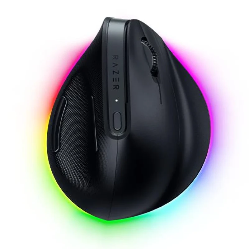 Razer Pro Click V2 Vertical - Wired, Wireless, Bluetooth Wireless Optical Mouse, 30000 DPI, Black color - Featured Image