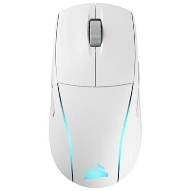 Corsair M75 - Wired, Wireless, Bluetooth Wireless Optical Mouse, 26000 DPI, White color - Featured Image