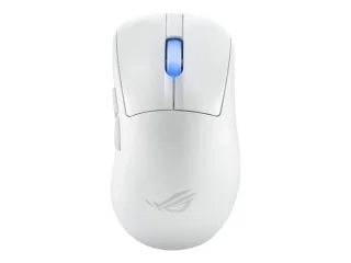 Asus ROG Keris II WL Ace - Wired, Wireless, Bluetooth Wireless Optical Mouse, 42000 DPI, White color