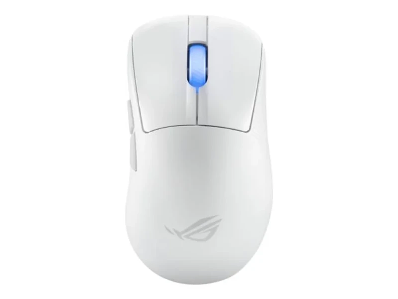 Asus ROG Keris II WL Ace - Wired, Wireless, Bluetooth Wireless Optical Mouse, 42000 DPI, White color - Featured Image