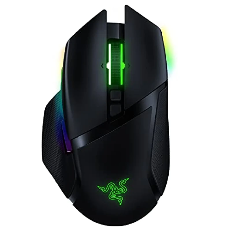 Razer Basilisk Ultimate - Wired, Wireless Optical Mouse, 20000 DPI, Black / Green color - Featured Image