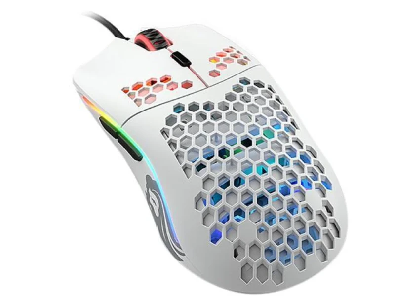Glorious Model O- - Wired Optical Mouse, 12000 DPI, White color - Featured Image