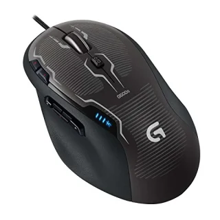 Logitech G500s Laser Gaming Mouse - Wired Laser Mouse, 8200 DPI, Black / Silver color