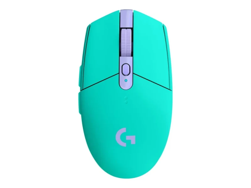 Logitech G305 LIGHTSPEED - Wired, Wireless Optical Mouse, 12000 DPI, Teal / Purple color - Featured Image