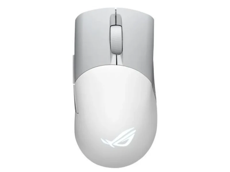 Asus ROG Keris AimPoint - Wired, Wireless, Bluetooth Wireless Optical Mouse, 36000 DPI, White color - Featured Image
