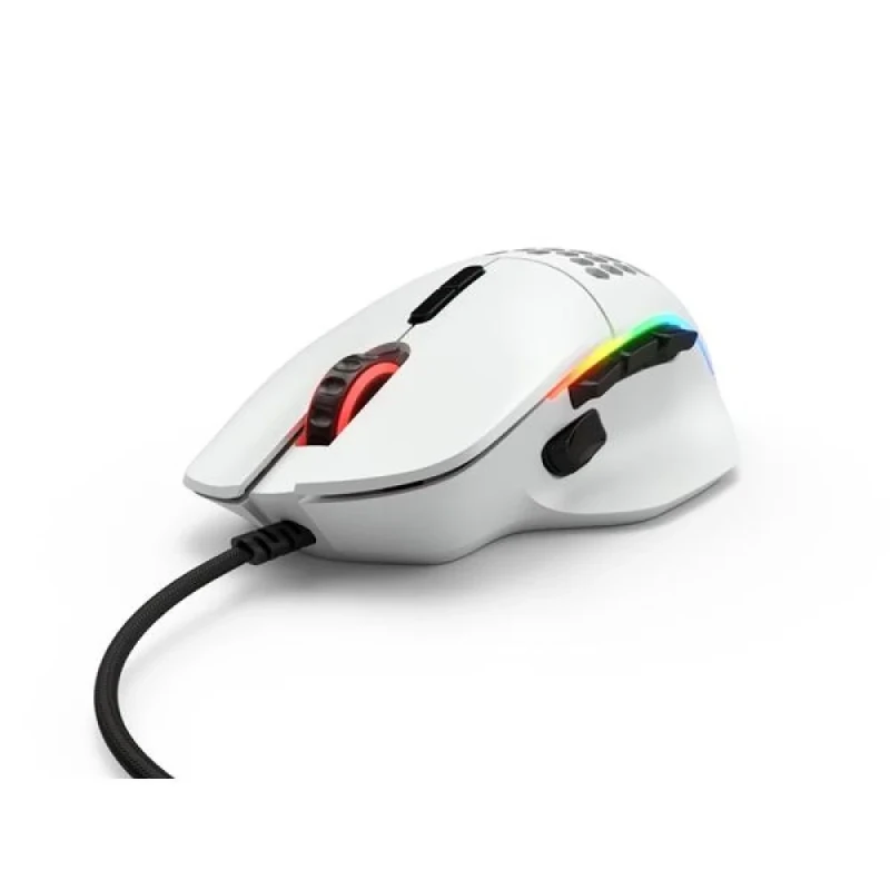 Glorious Model I - Wired Optical Mouse, 19000 DPI, White / Red color - Featured Image