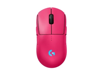 Logitech PRO 2 LIGHTSPEED - Wired, Wireless Optical Mouse, 32000 DPI, Pink color