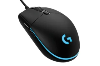 Logitech G Pro - Wired Optical Mouse, 12000 DPI, Black color