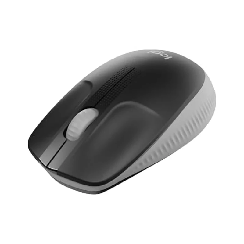 Logitech M191 Full-Size - Wireless Optical Mouse, 1000 DPI, Black / Gray color - Featured Image