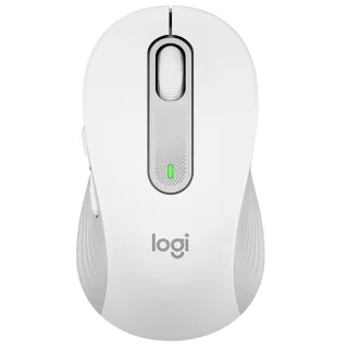 Logitech Signature M650 - Wired, Wireless, Bluetooth Wireless Optical Mouse, 4000 DPI, White color