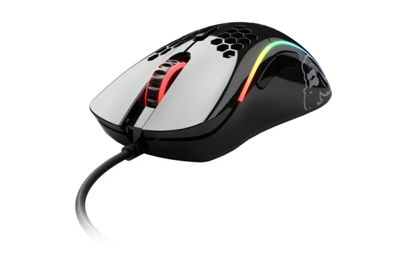 Glorious MODEL D GLOSSY - Wired Optical Mouse, 12000 DPI, Black color - Featured Image