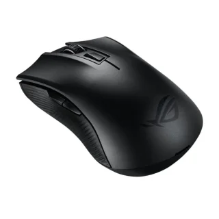 Asus ROG Strix Carry - Wired, Wireless, Bluetooth Wireless Optical Mouse, 7200 DPI, Black color