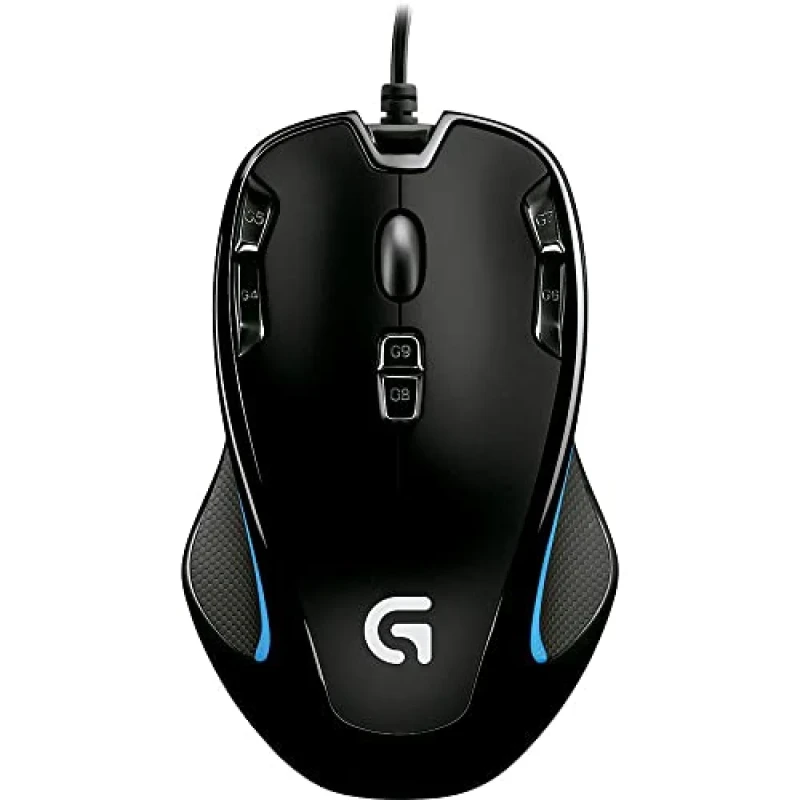 Logitech G300 - Wired Optical Mouse, 2500 DPI, Black / Gray color - Featured Image