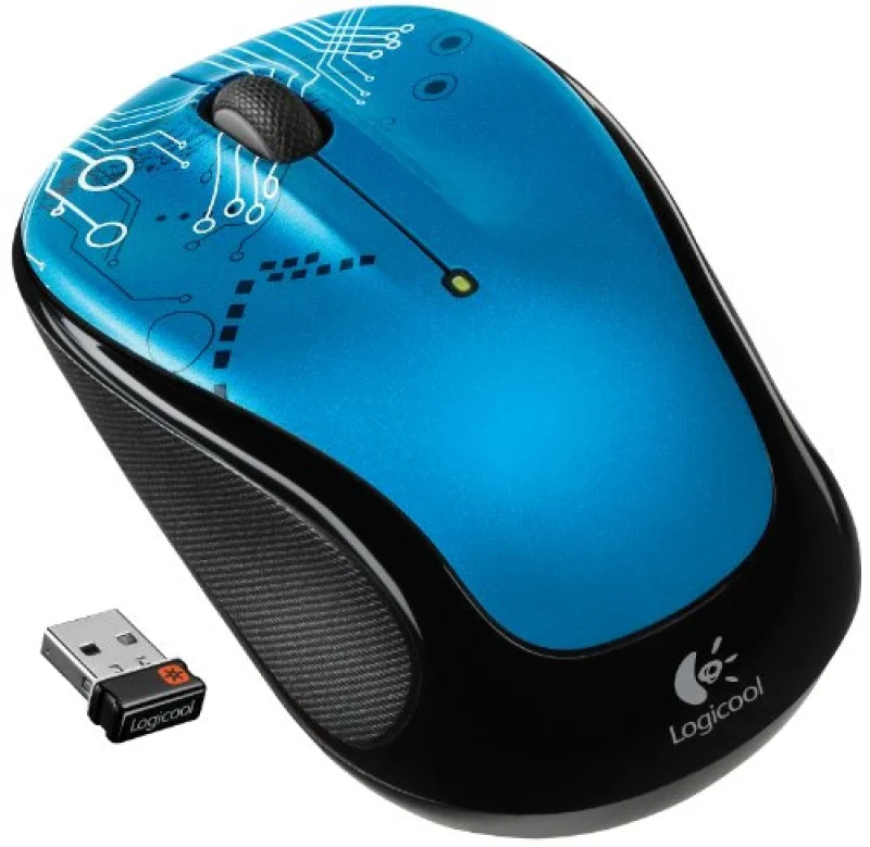 Logitech M325 - Wireless Optical Mouse, Blue / Black color - Featured Image