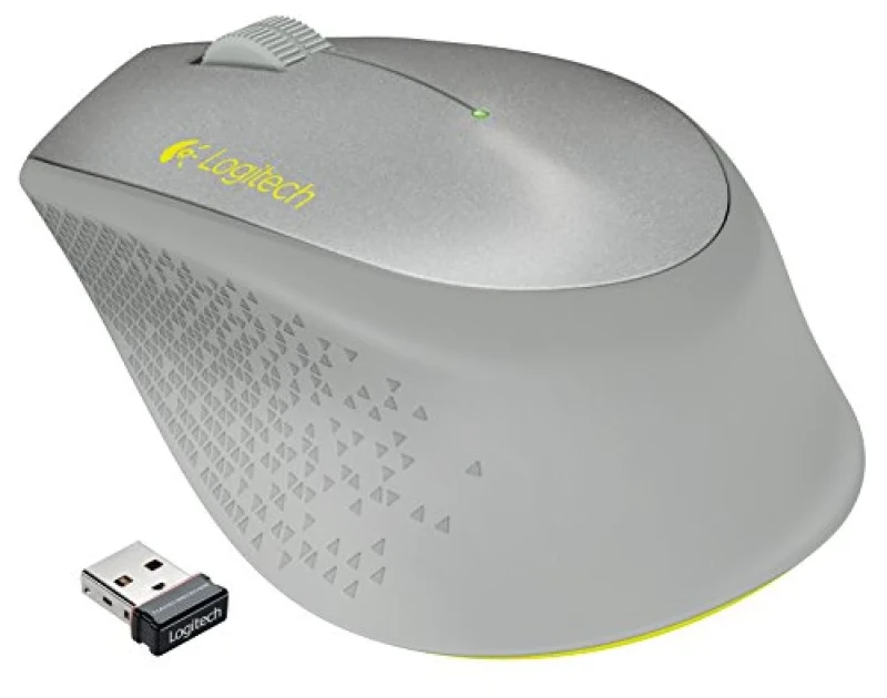 Logitech M320 - Wireless Optical Mouse, 1000 DPI, Silver color - Featured Image