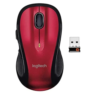 Logitech M510 - Wireless Laser Mouse, 1000 DPI, Red color