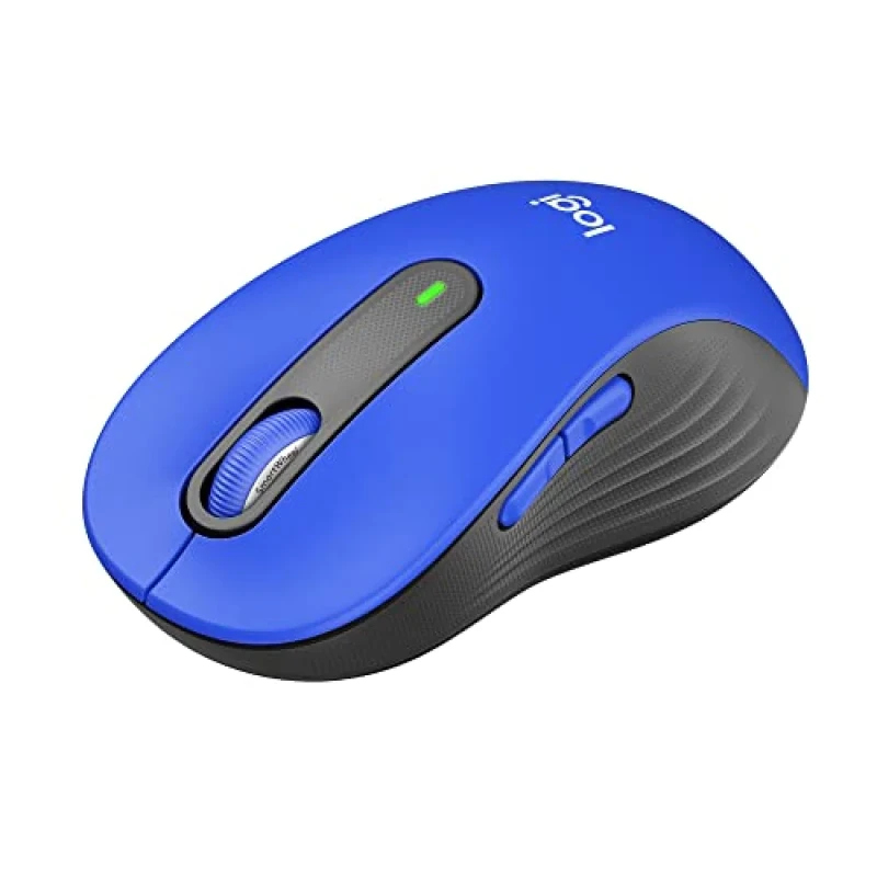 Logitech Signature M650 L - Wired, Wireless, Bluetooth Wireless Optical Mouse, 4000 DPI, Blue / Black color - Featured Image