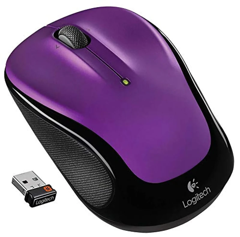 Logitech M325 - Wireless Optical Mouse, Purple / Black color - Featured Image