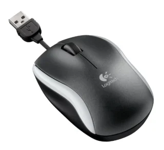 Logitech M125 - Wired Optical Mouse, 1000 DPI, Silver color